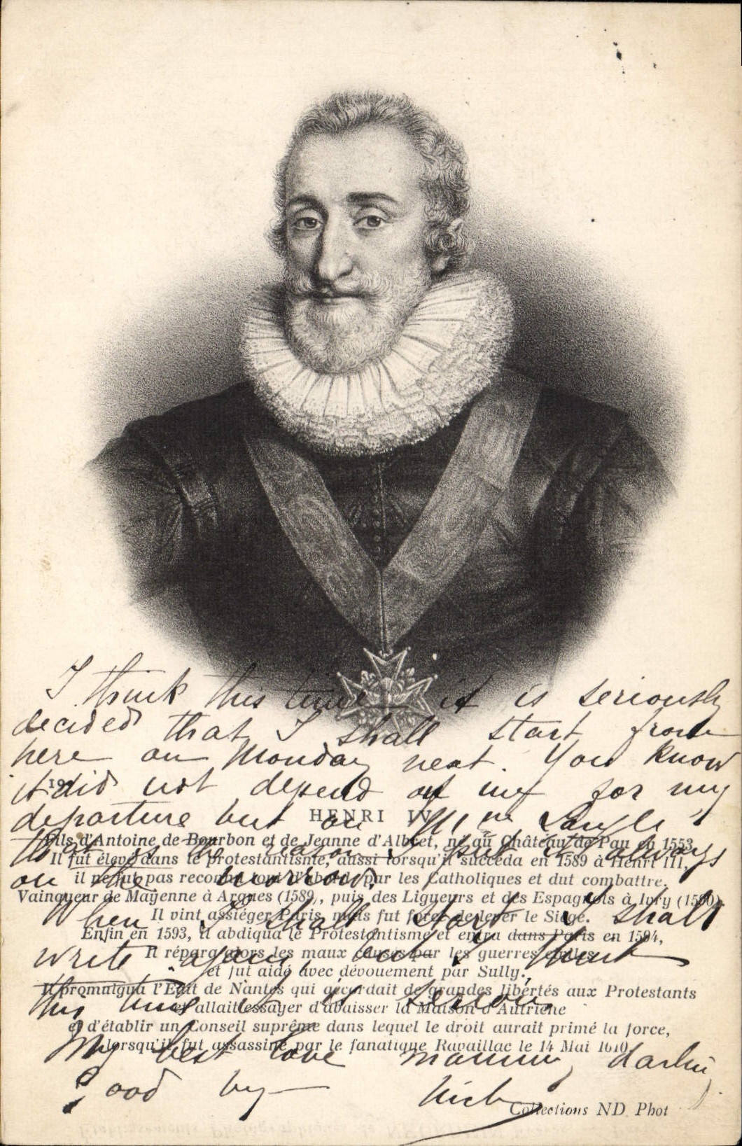 POSTAL Enrique de la VENDIMIA IV