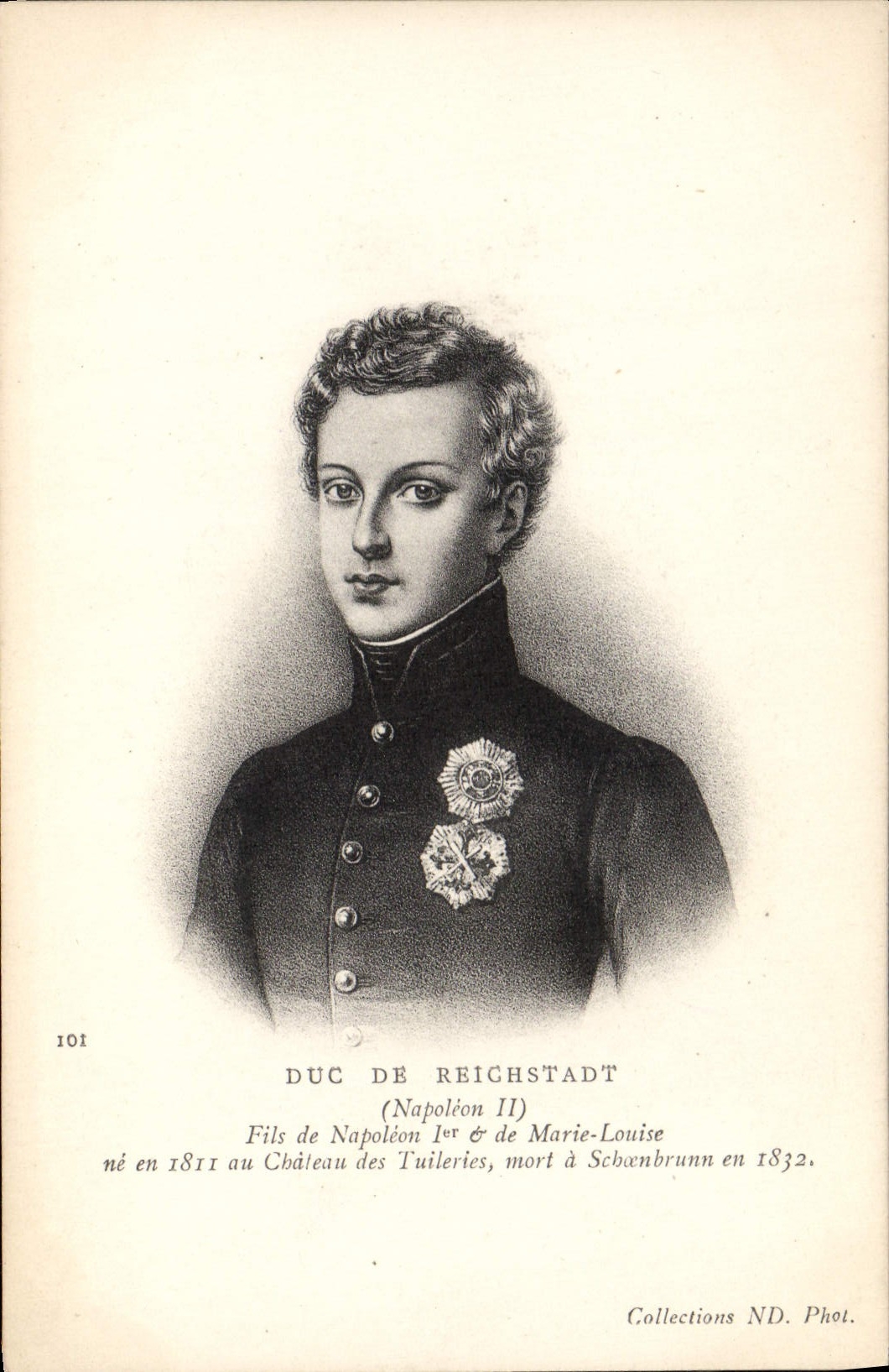 CPA Napoleon II Roi de Rome Duc de Reichstadt