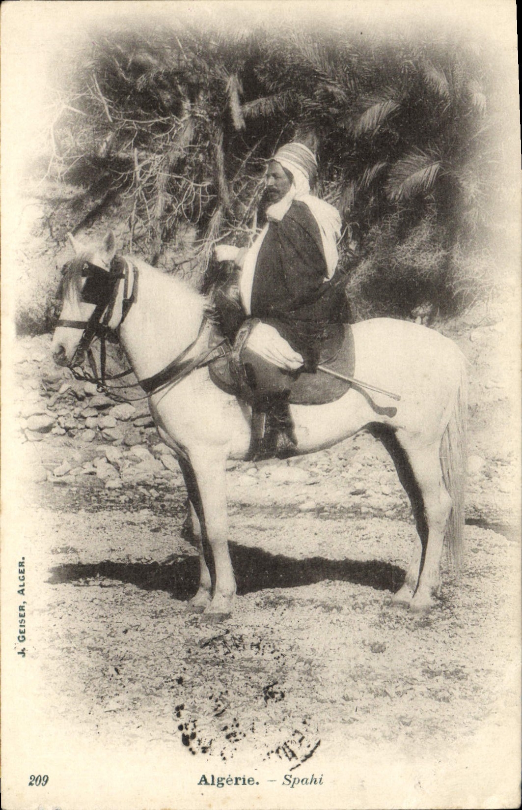 CPA Militaria Algerie Spahi