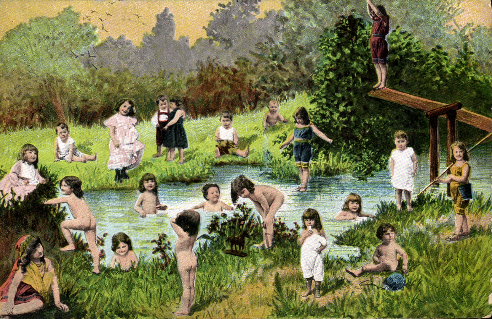 CPA Fantaisie Enfant Bebe 