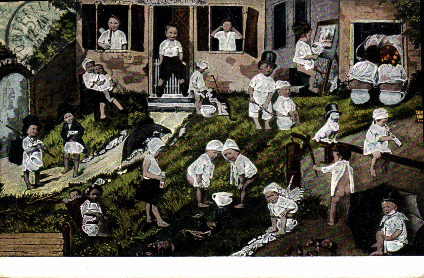 CPA Fantaisie Enfant Bebe 