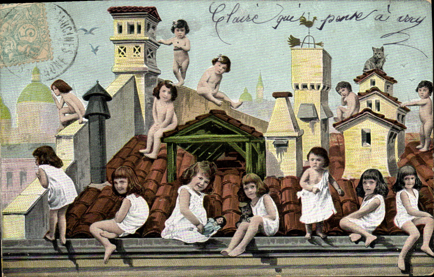 CPA Fantaisie Enfant Bebe 