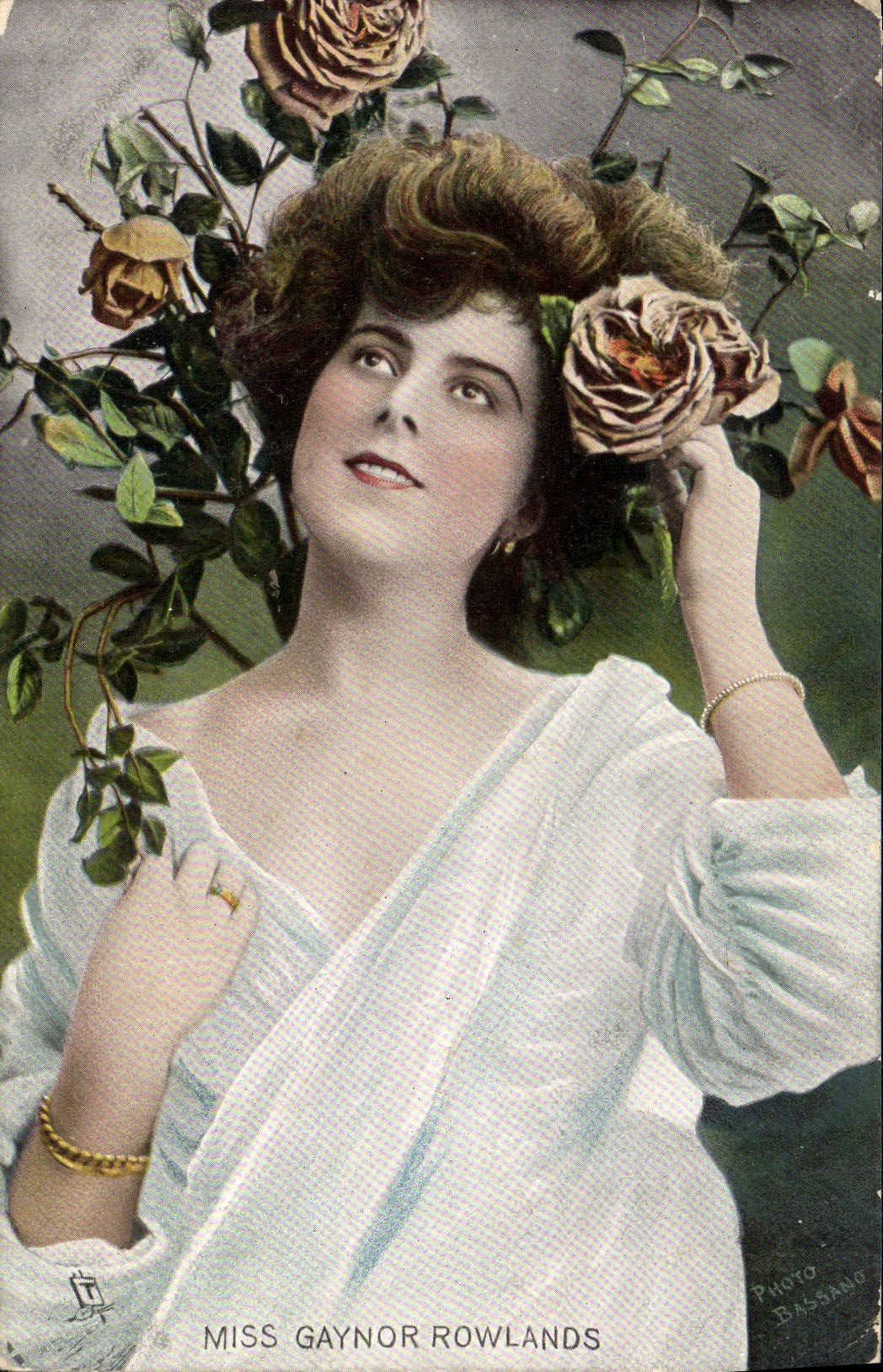 Vintage Postcard Woman Theater Miss Gaynor Rowlands