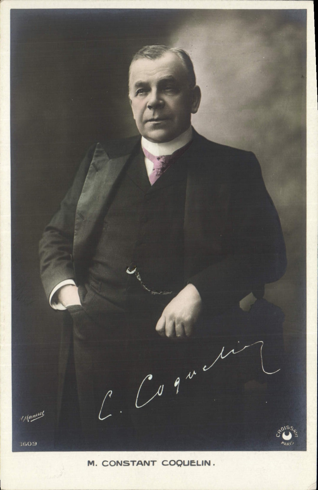 Vintage Postcard Theater Constant Coquelin