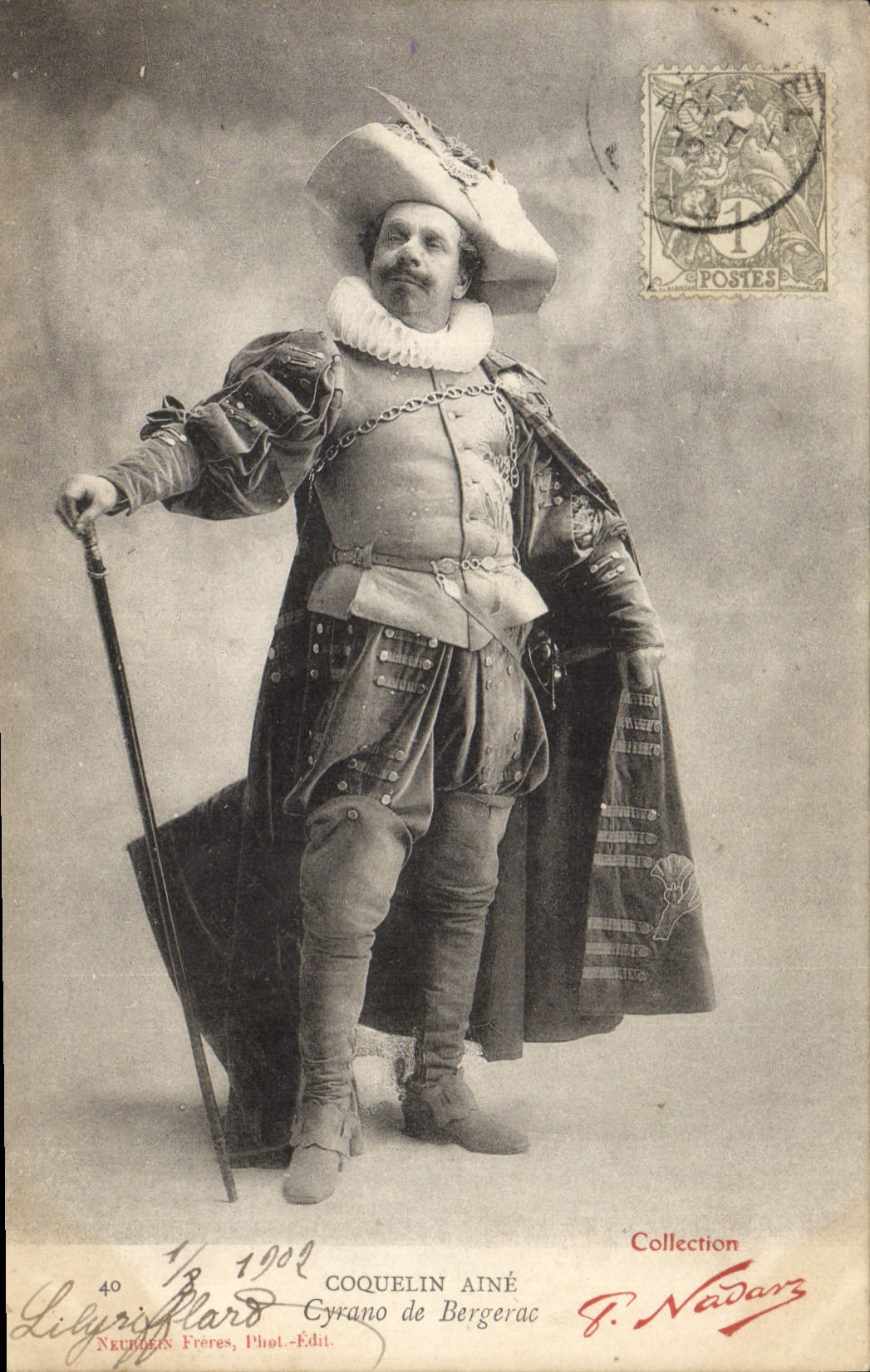 CPA Theatre Coquelin Aine Cyrano de Bergerac