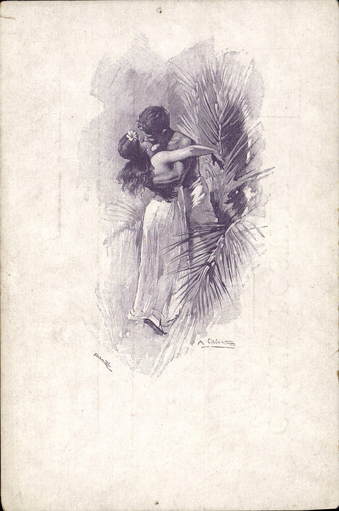 CPA Fantaisie Illustrateur Femmes nues erotiques