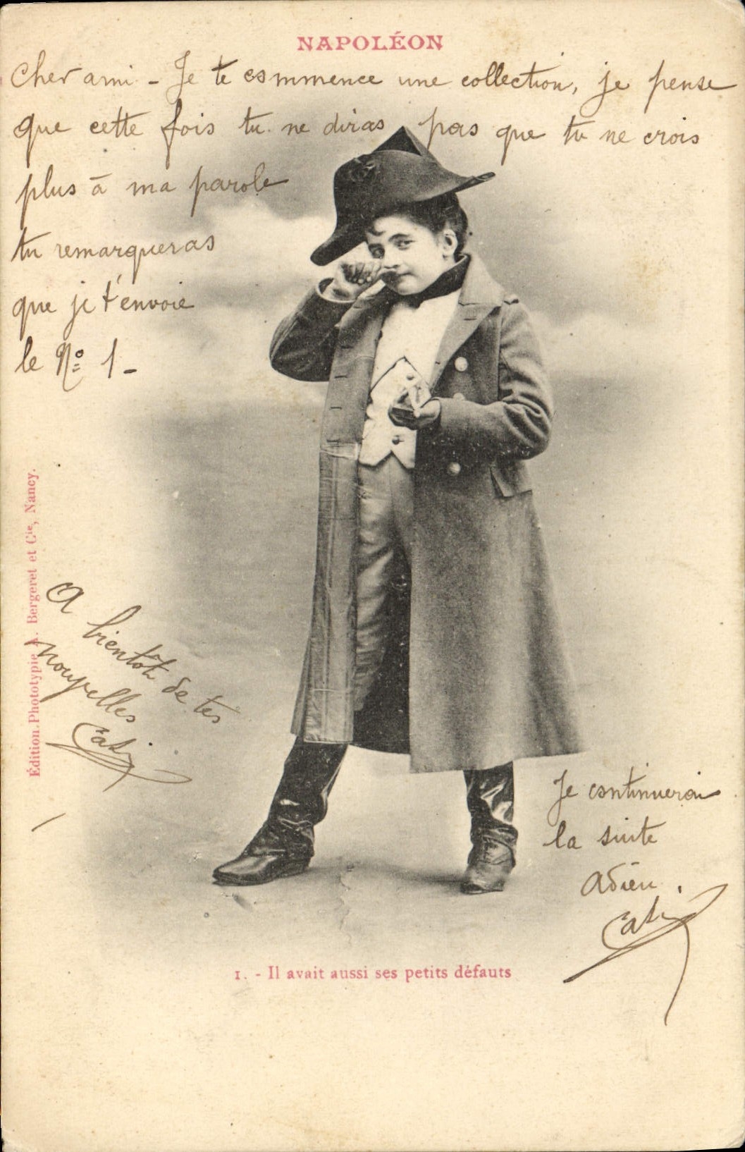 CPA Fantaisie Napoleon