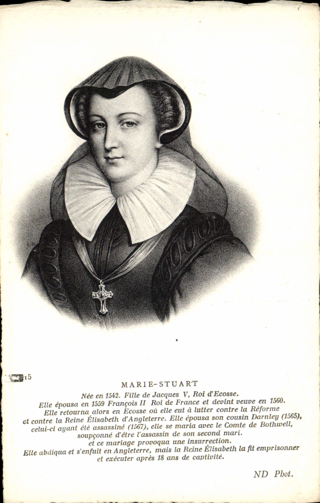 Postal Marie Stuart