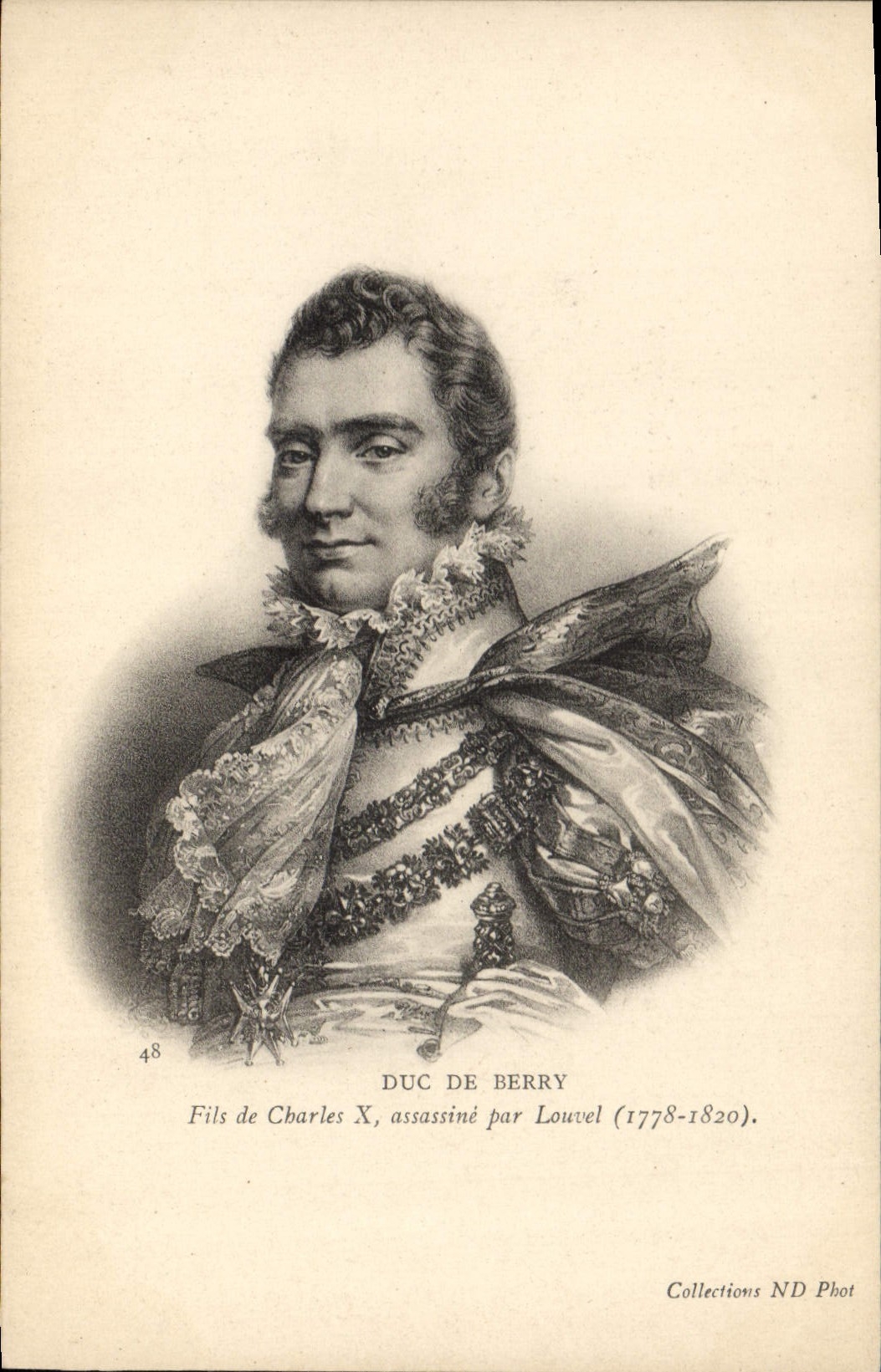 CPA Duc de Berry Fils de Charles X