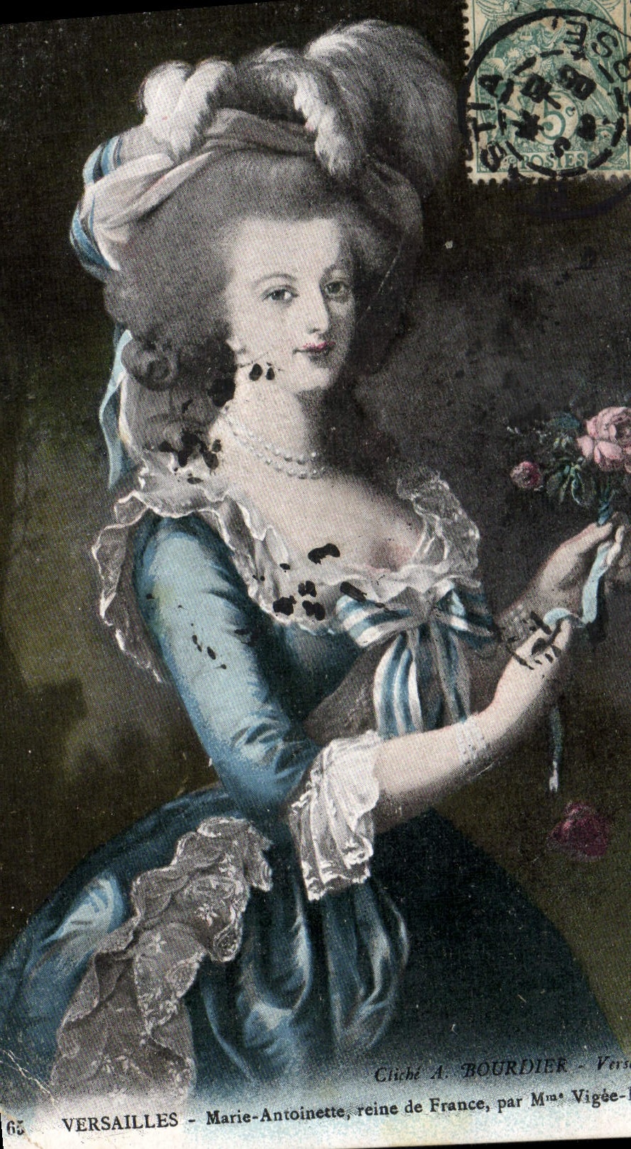 CPA Versailles Marie Antoinette Reine de France Mme Vigee Lebrun