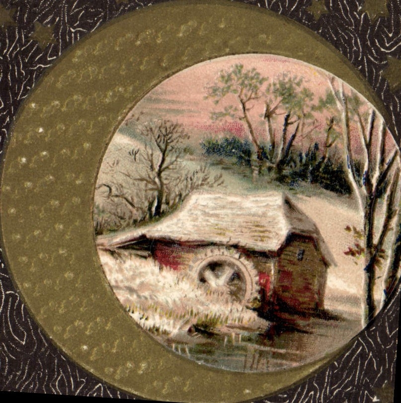 Vintage Postcard Imagination the Moon