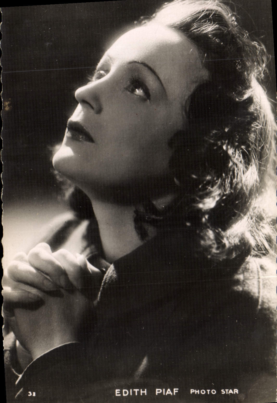 Postal Edith Piaf