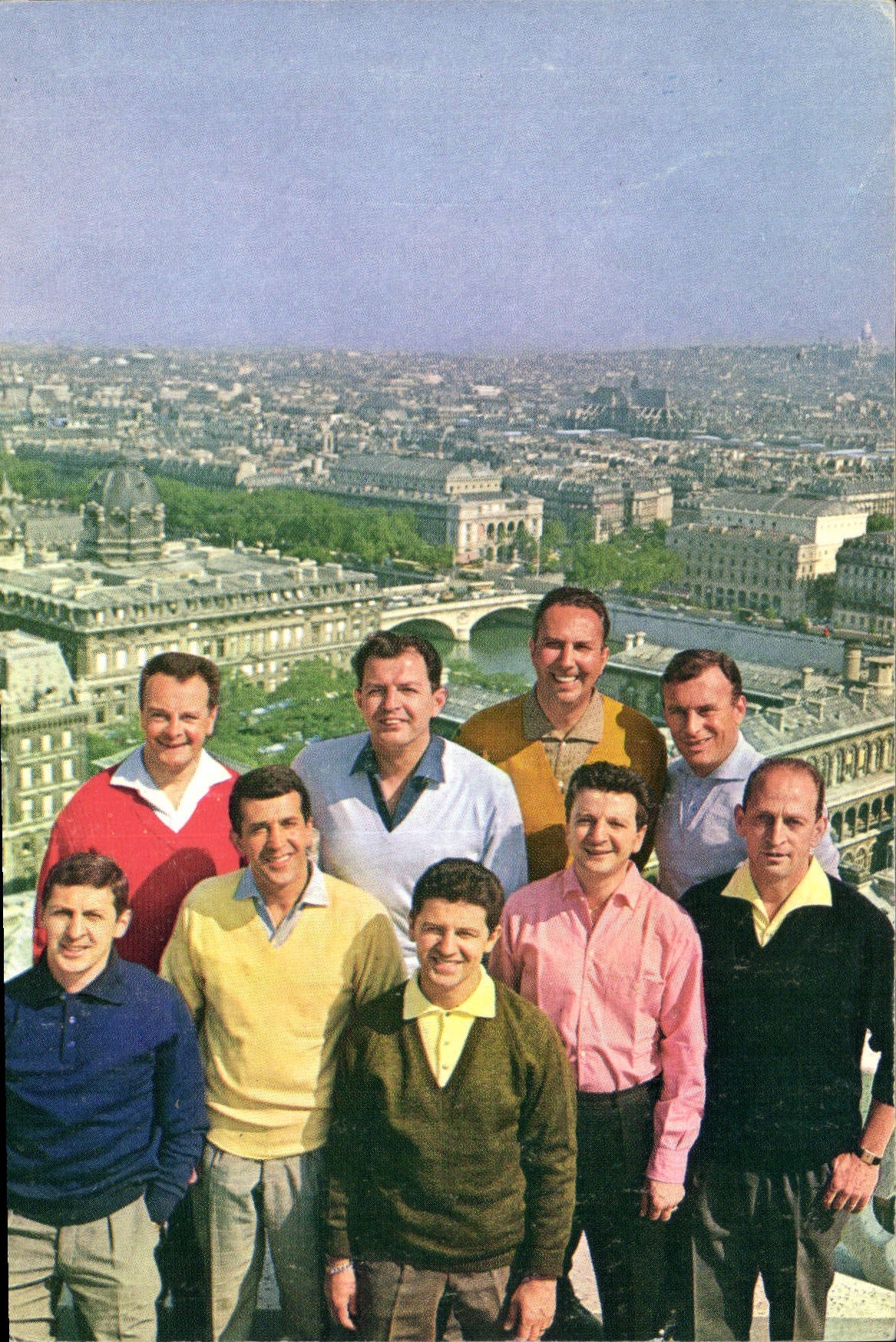 Postal los Camaradas de la Canción