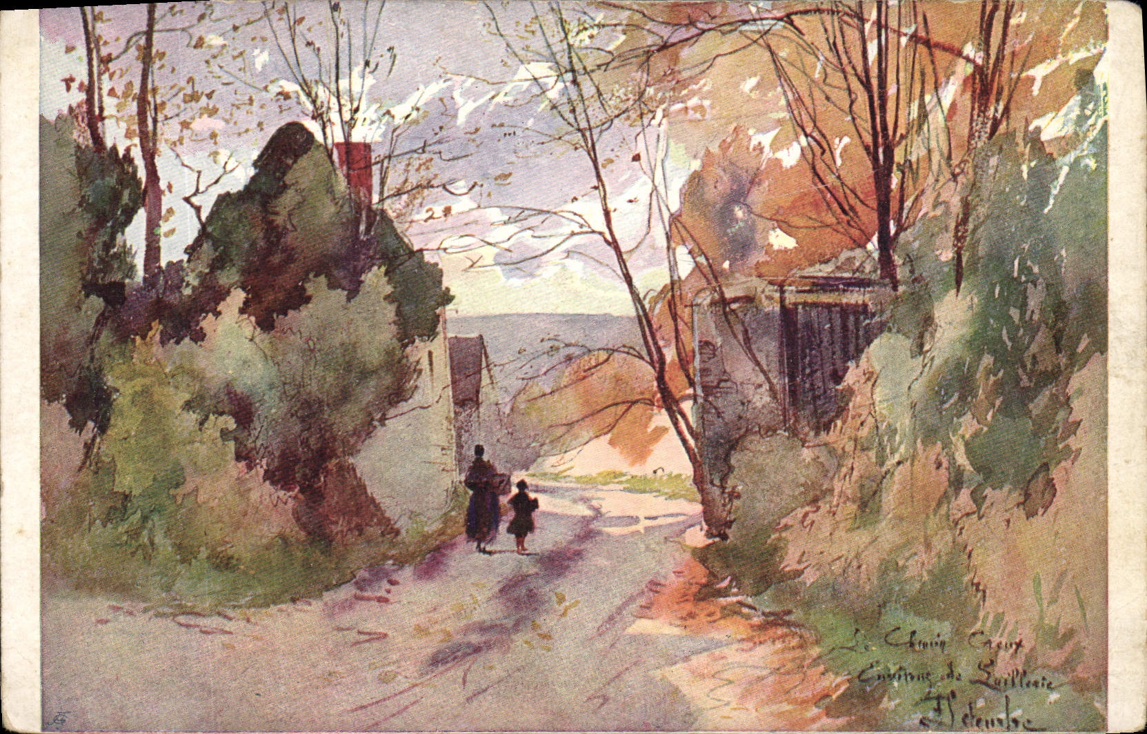 Vintage Postcard Imagination Illustrator