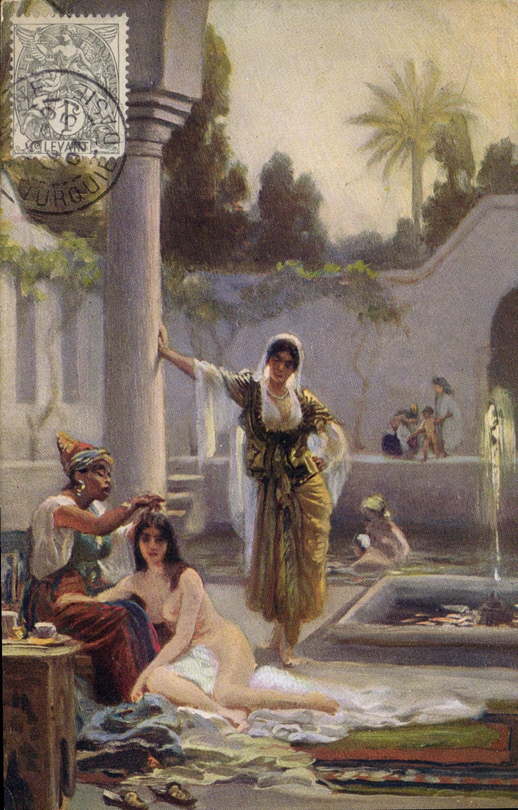 CPA Fantaisie Orientalisme Femmes