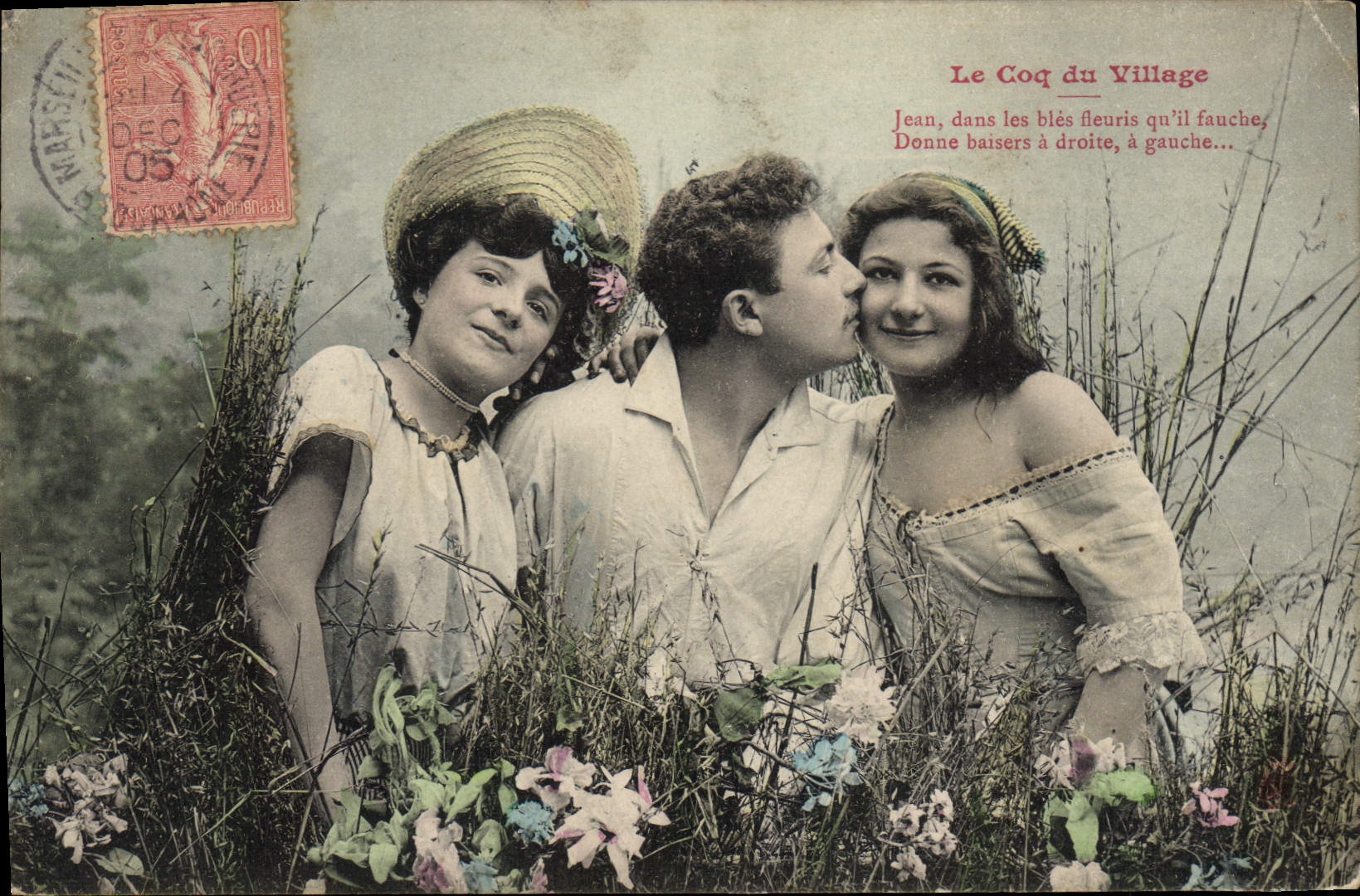 Vintage Postcard Imagination Women the local swell