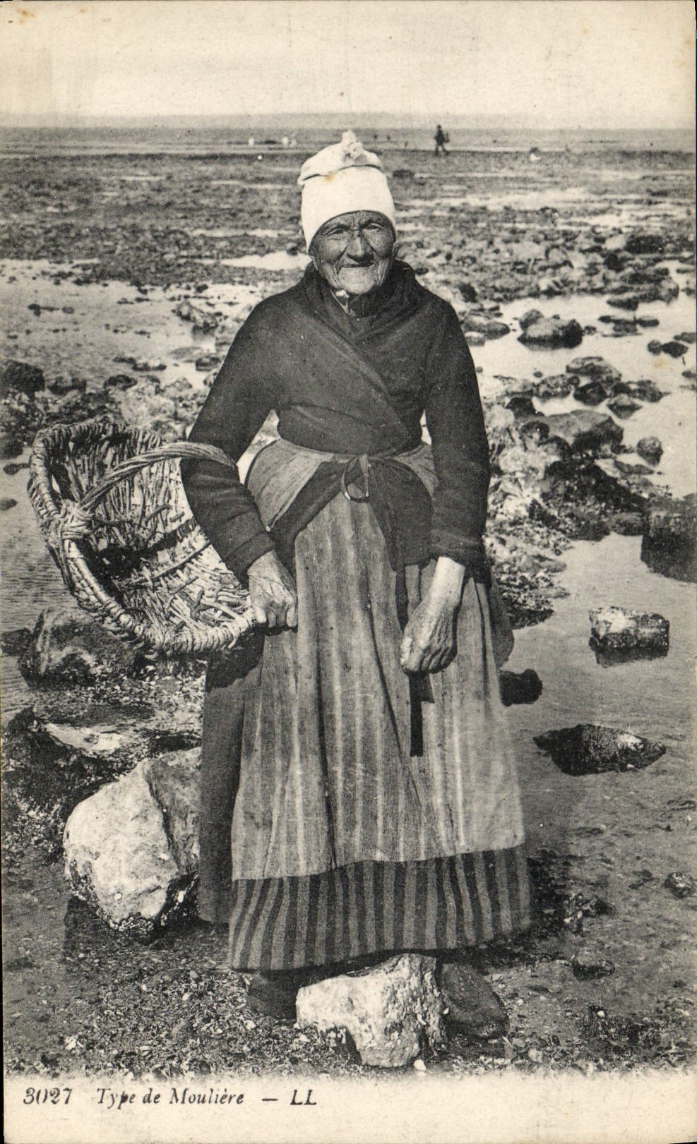 Postal Pesca Modelo de Mouliere