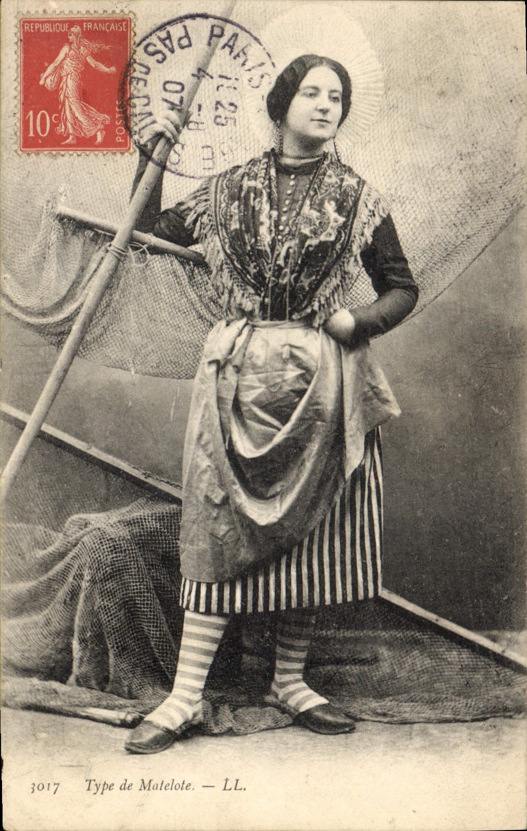 CPA Peche Type de Matelote