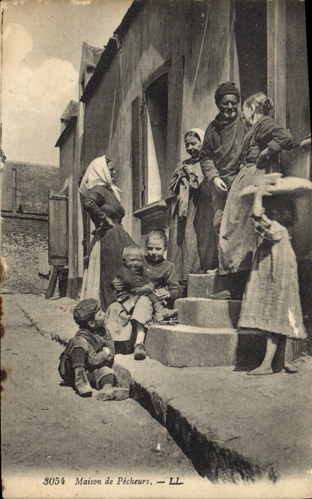 CPA Peche Maison de pecheurs