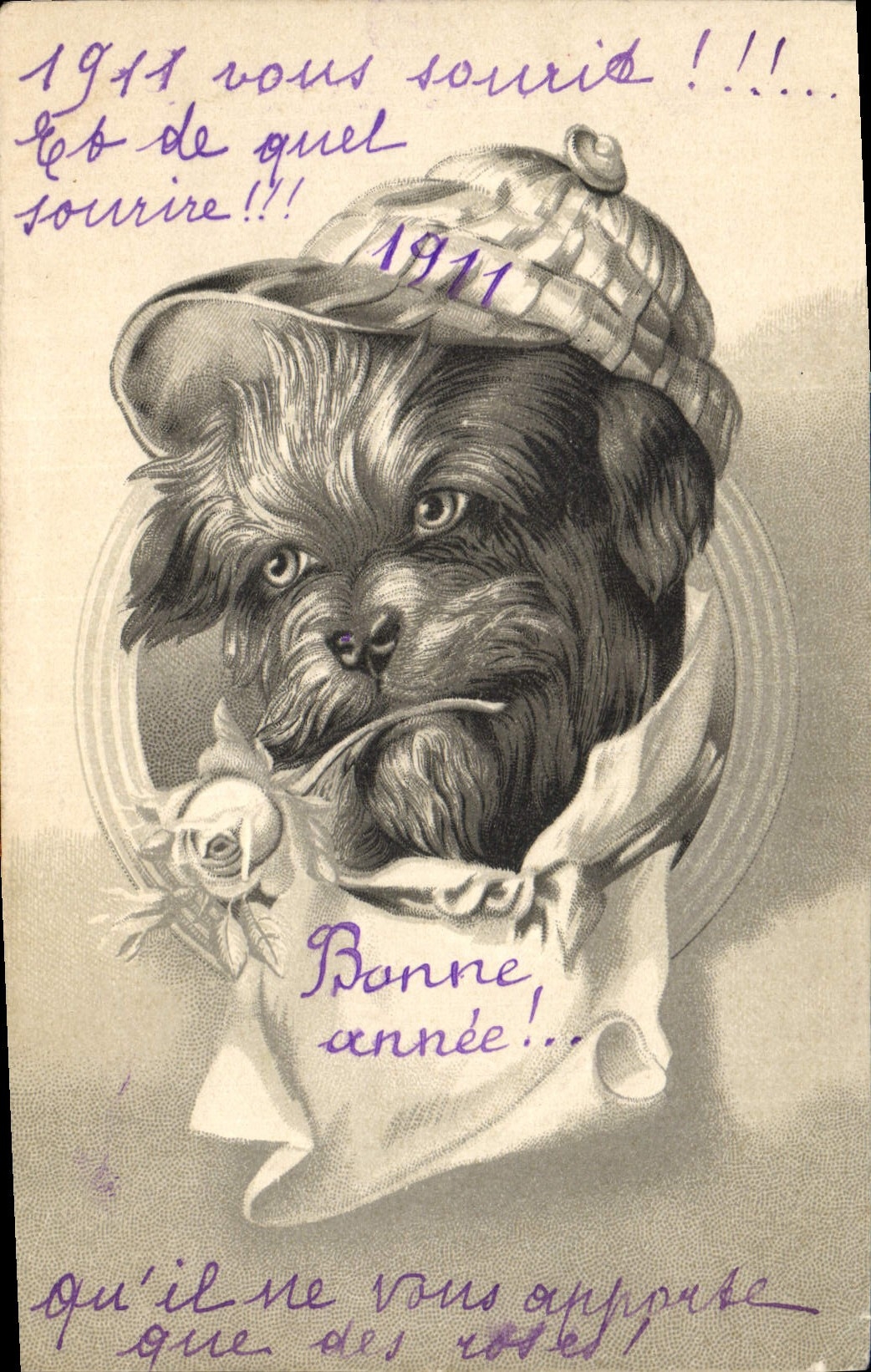 CPA Chien Chiens Chiot 