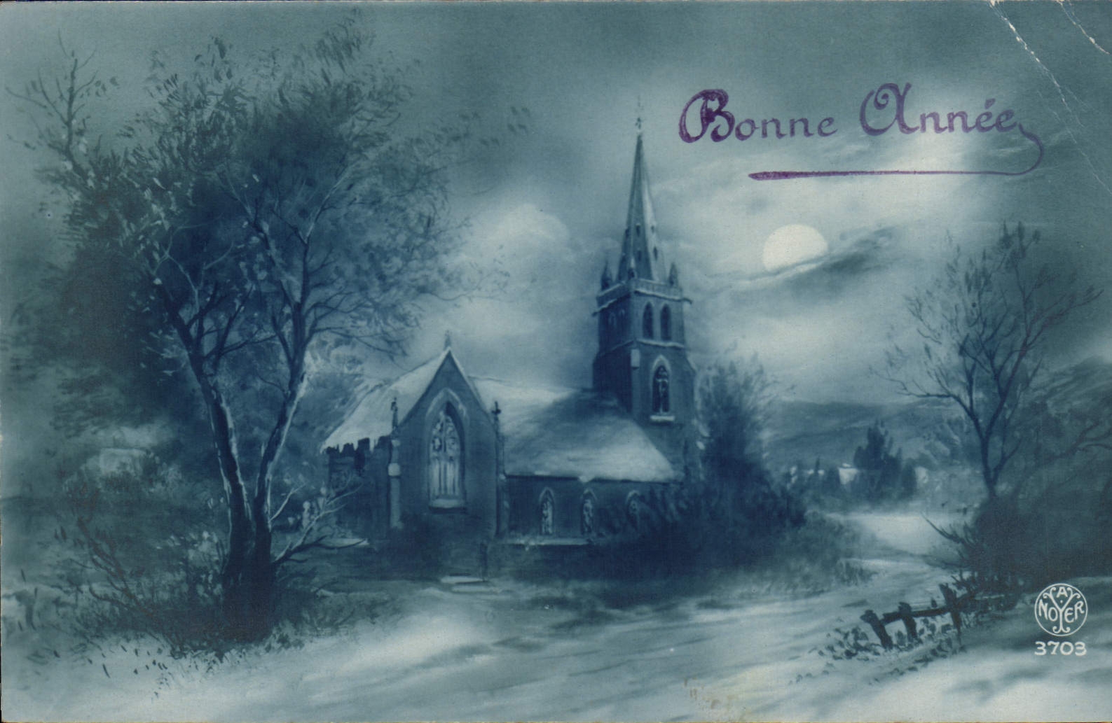 CPA Fantaisie Bonne annee 