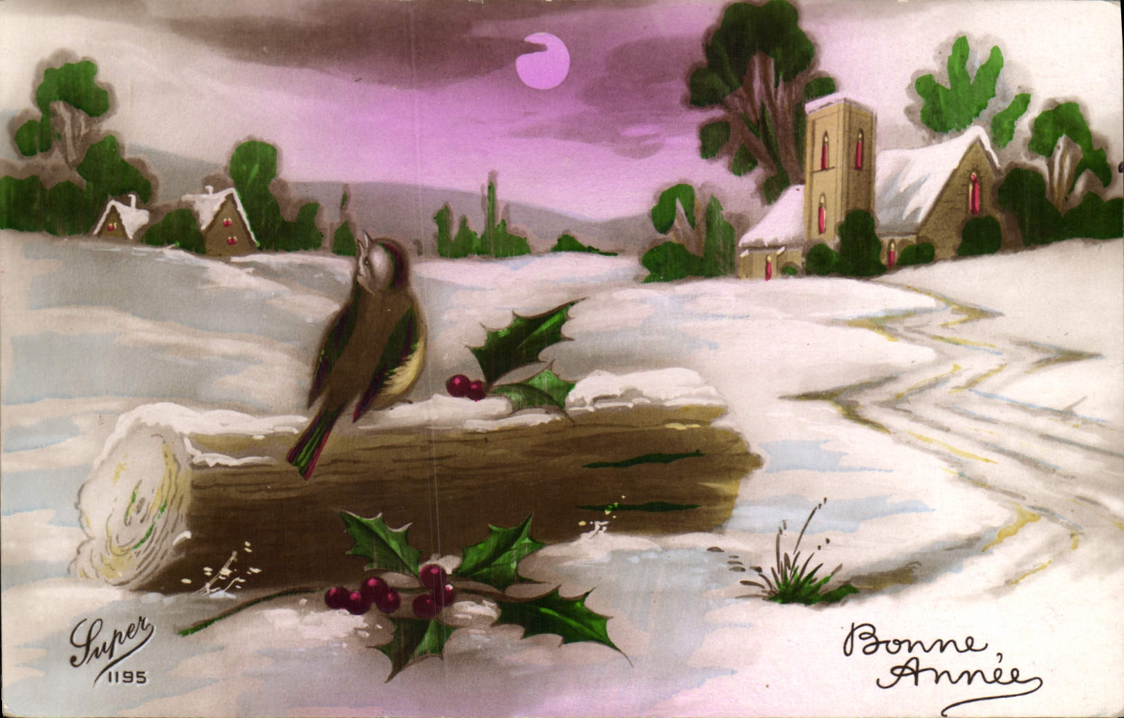 CPA Fantaisie Bonne annee 