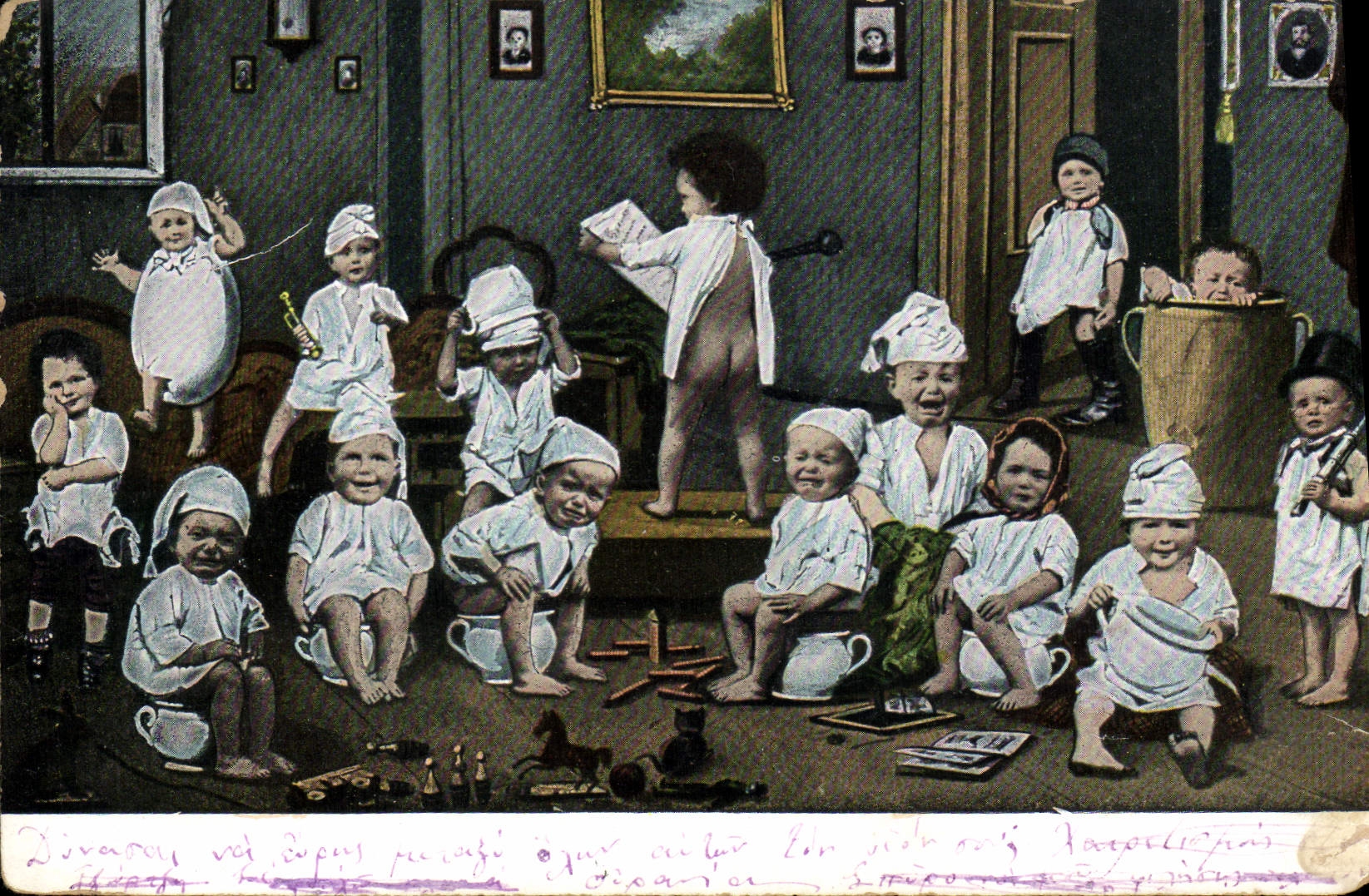 CPA Fantaisie Enfant Bebe 