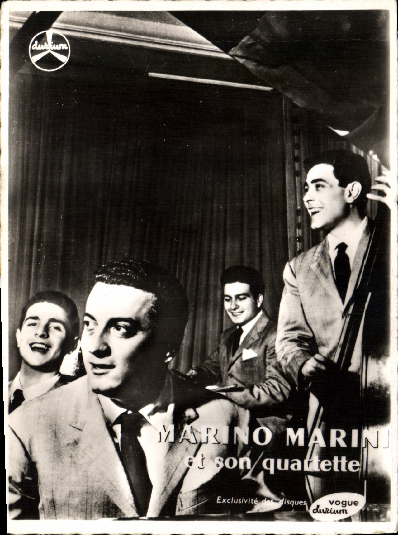 Postal Marino Marini y su cuarteto