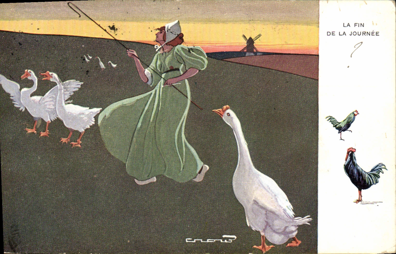 Vintage Postcard Imagination Fine Illustrator of the day