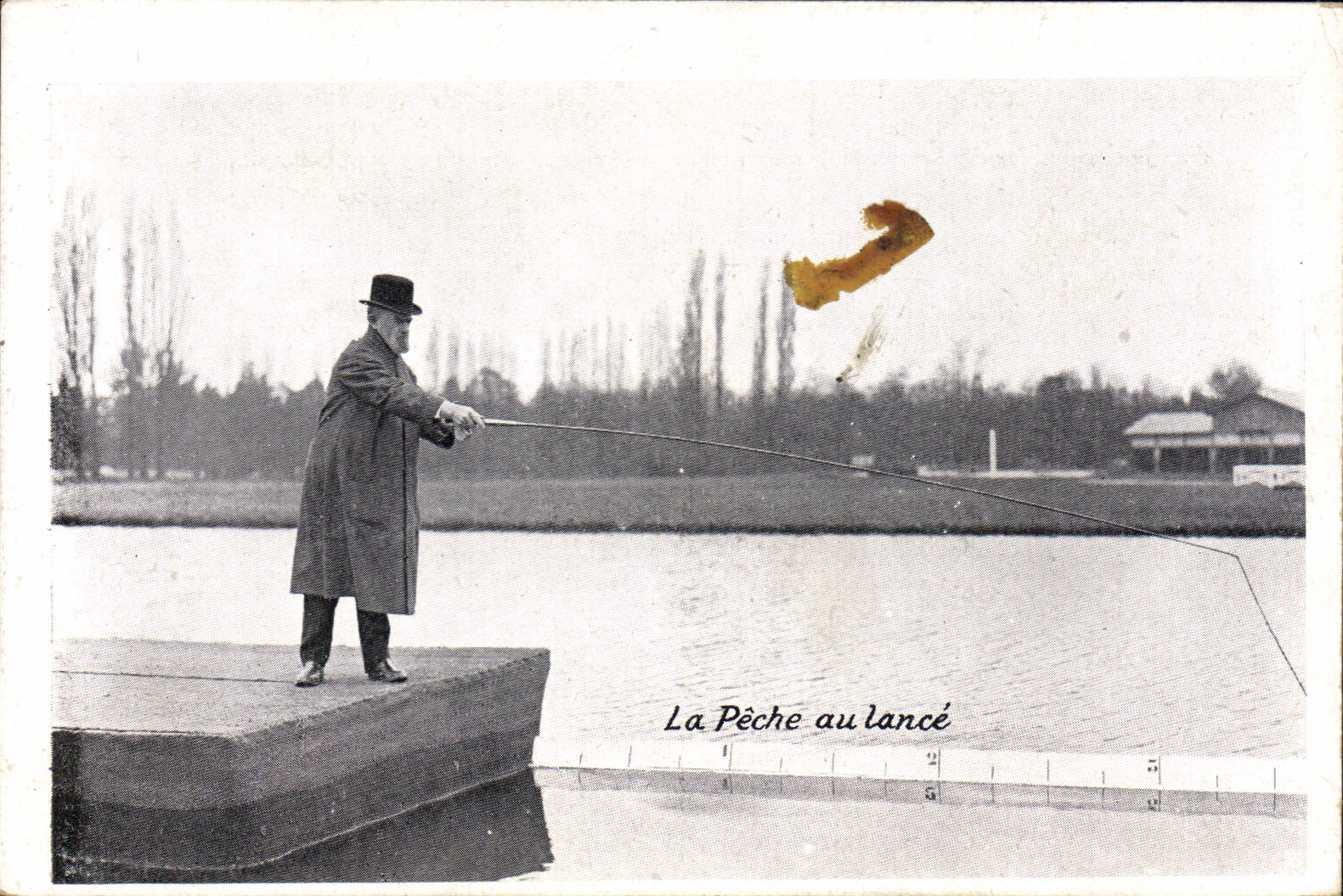 Postal la pesca a la lanza