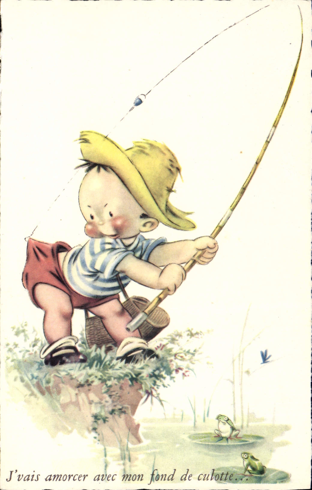 CPA Enfant Peche 