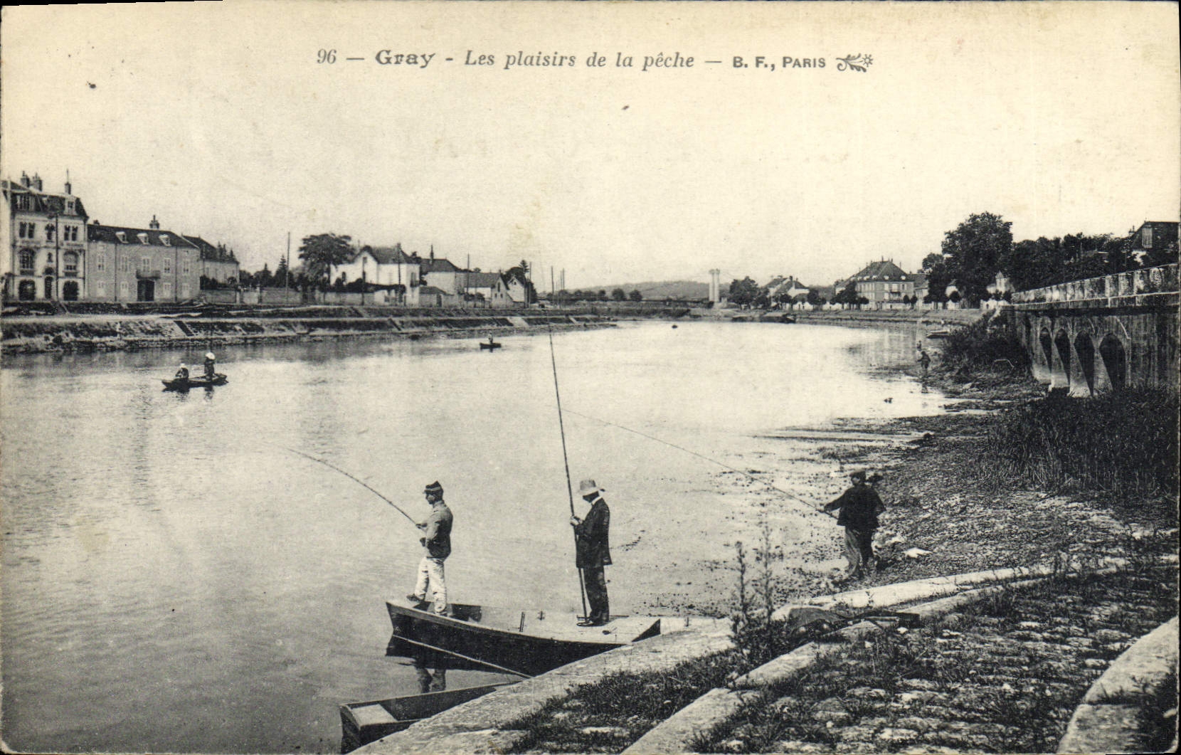 CPA Peche Gray Les plaisirs de la peche 
