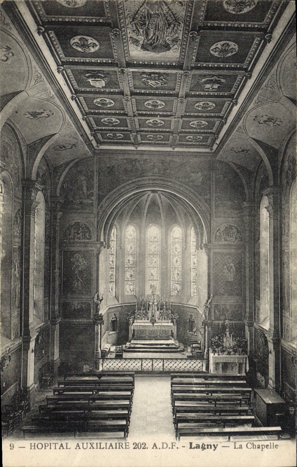CPA Sante Militaria Hopital auxiliaire Lagny La chapelle