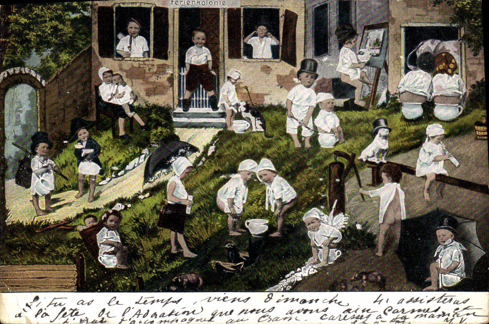 CPA Fantaisie Enfant Bebe 