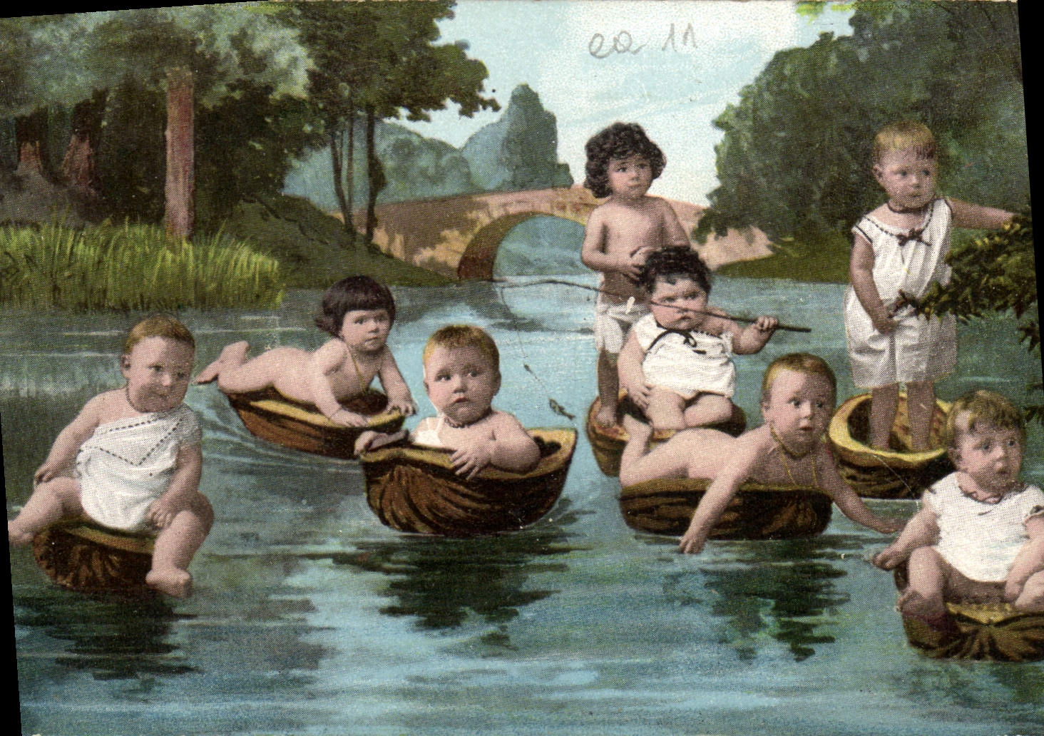 CPA Fantaisie Enfant Bebe 