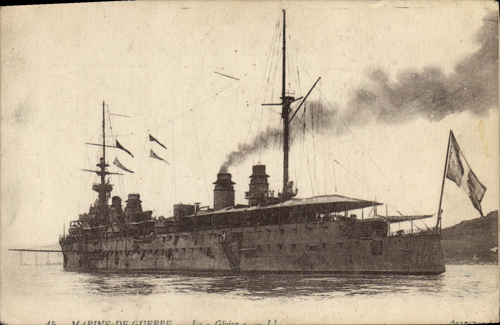 CPA Bateau La Gloire 