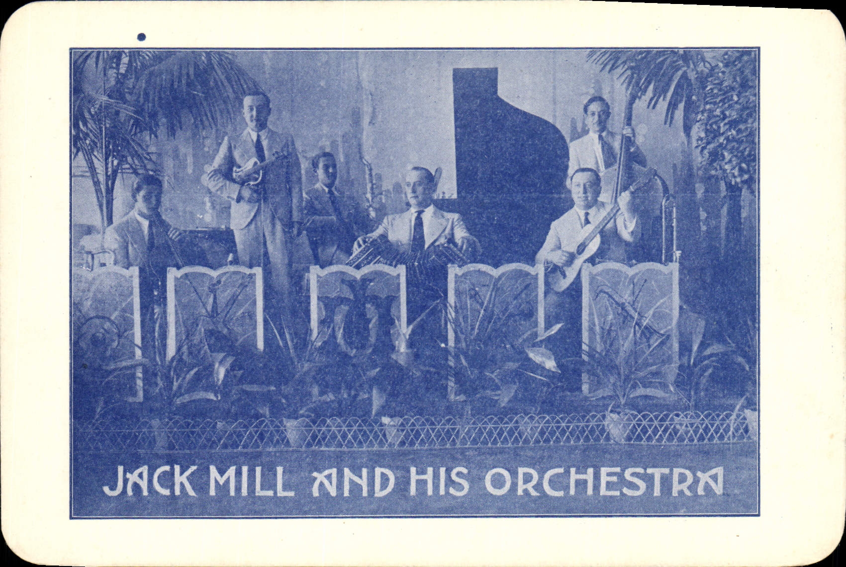 Postal Gato Mijo and his orquestó a Jazz