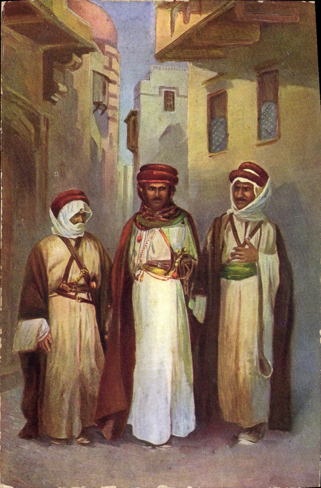 CPA Fantaisie Orientalisme Bedouins