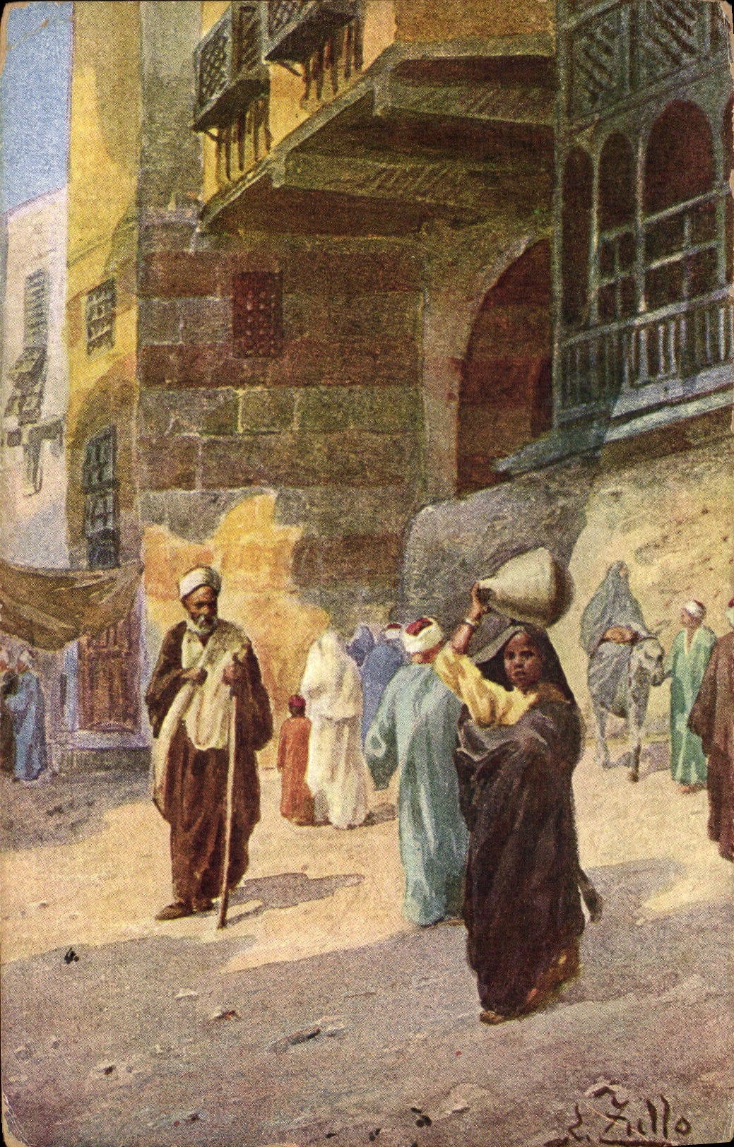 CPA Fantaisie Orientalisme Egypt Egypte