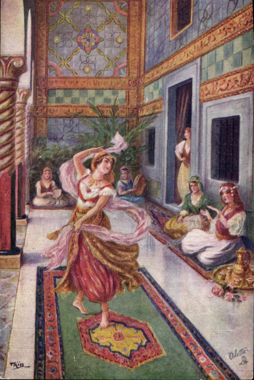 CPA Fantaisie Orientalisme 