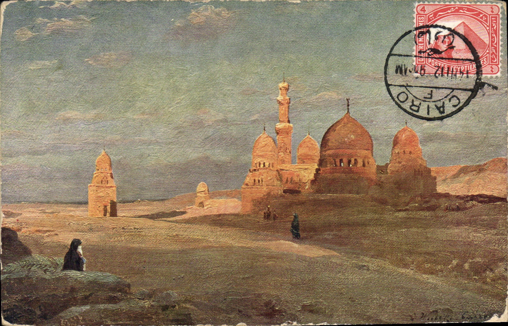 CPA Fantaisie Orientalisme Egypt Egypte