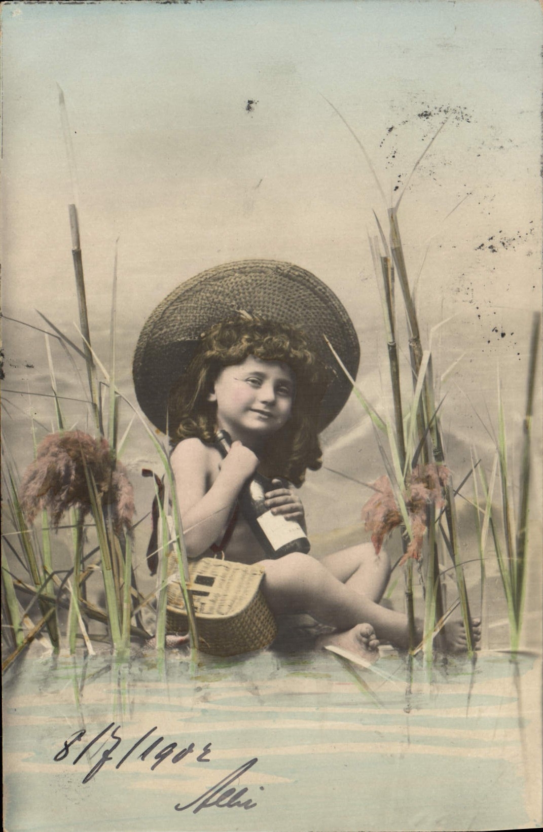 CPA Peche Pecheur Enfant