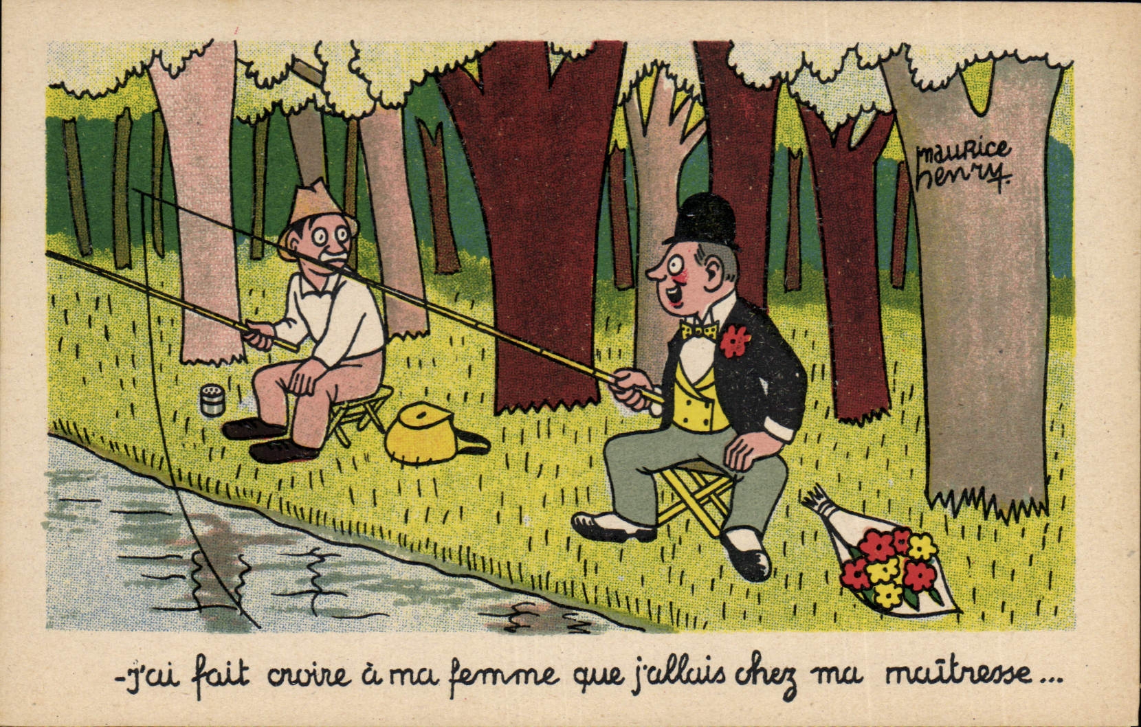 CPA Peche Pecheur 