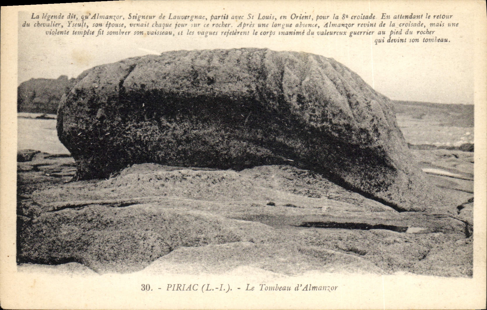 CPA Mort Piriac le tombeau d'Almanzor