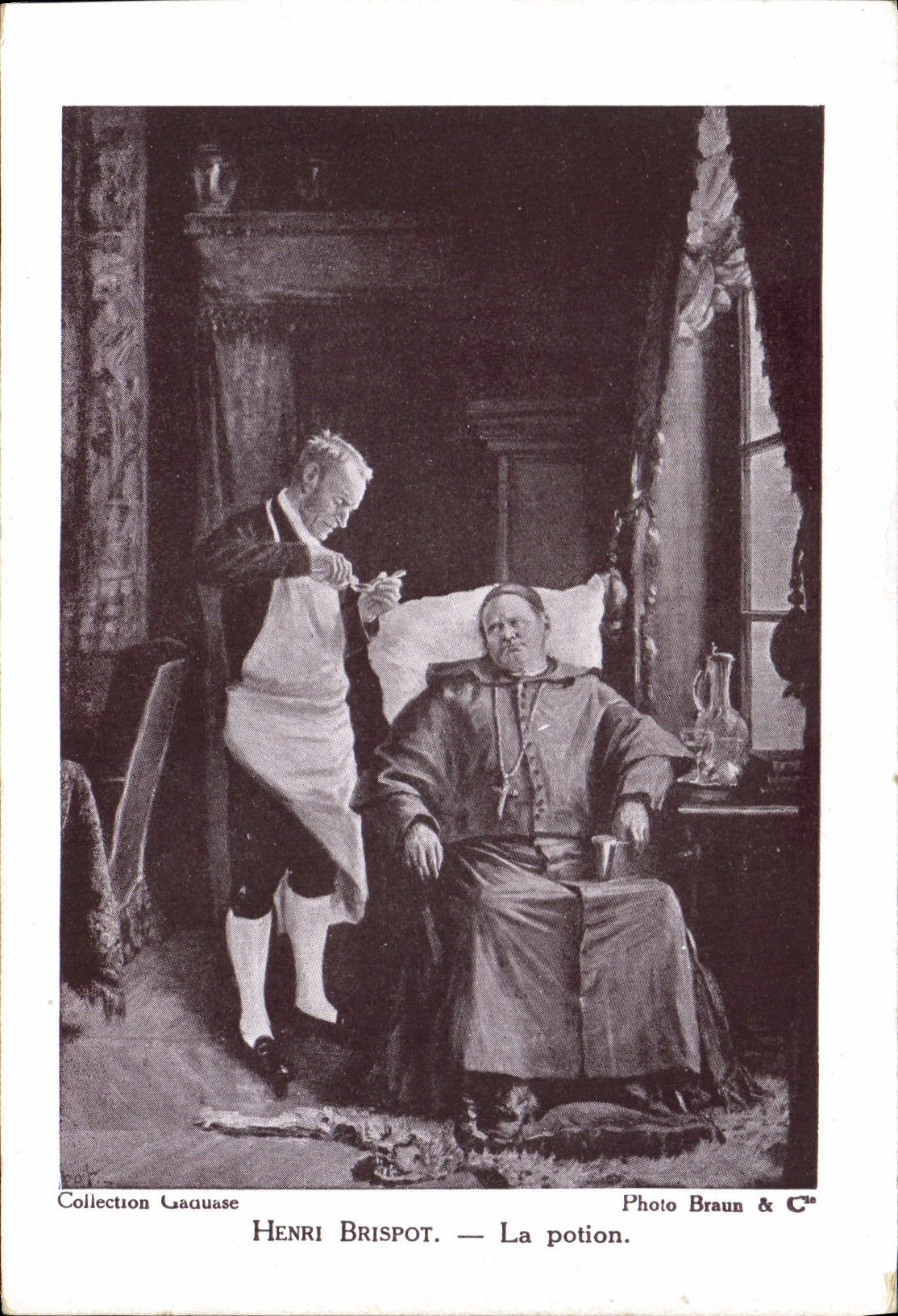 Postal Salud Henri Brispot La la poción