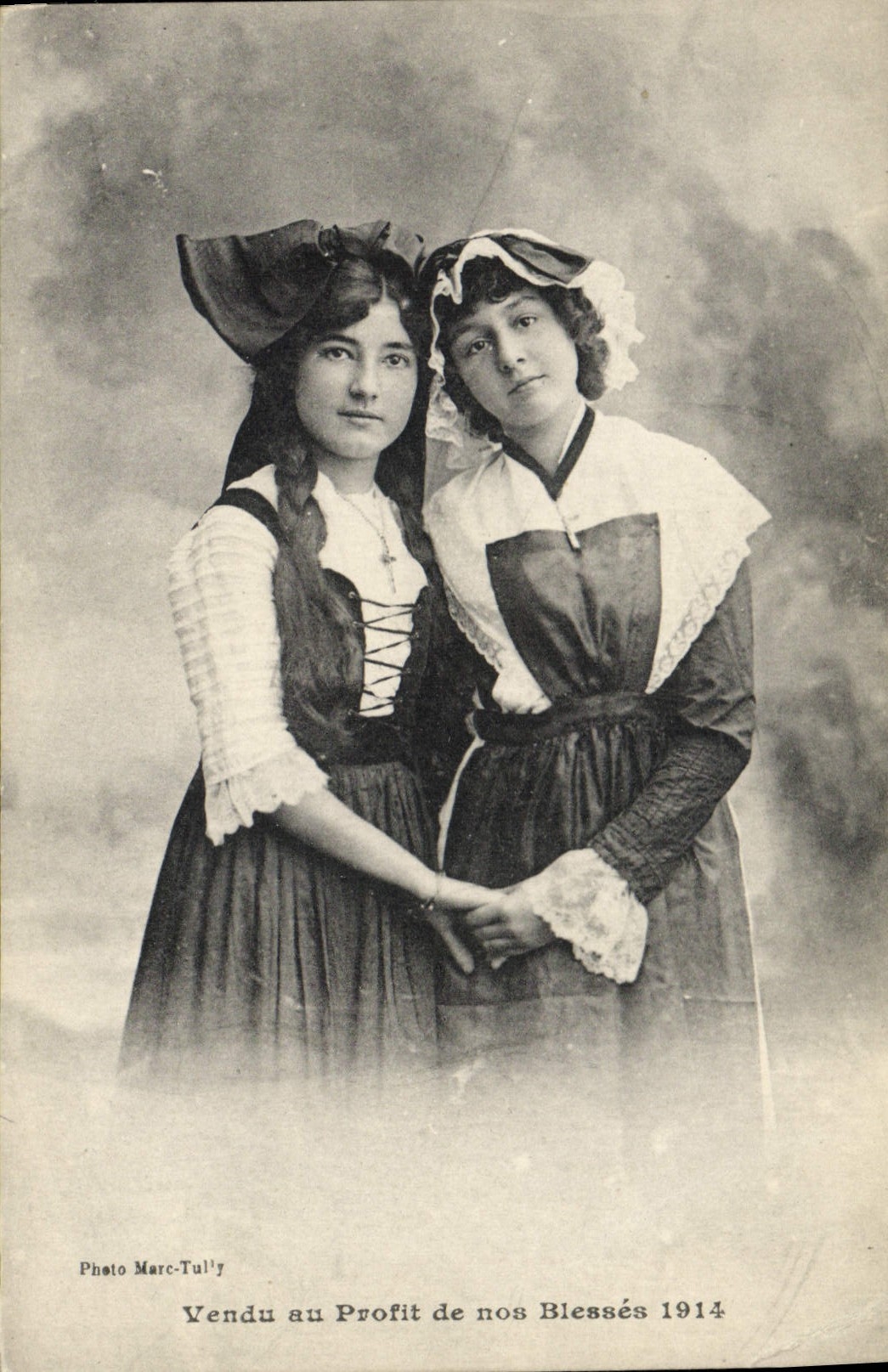 Postal Salud Militaria Herir 1914