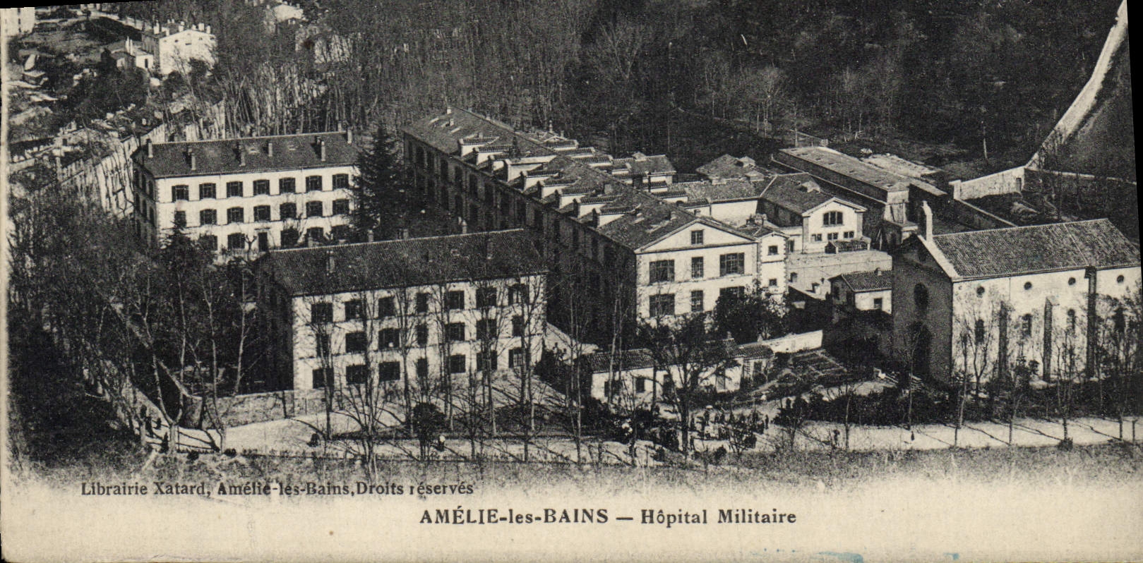 CPA Sante Militaria Amelie les Bains Hopital militaire 