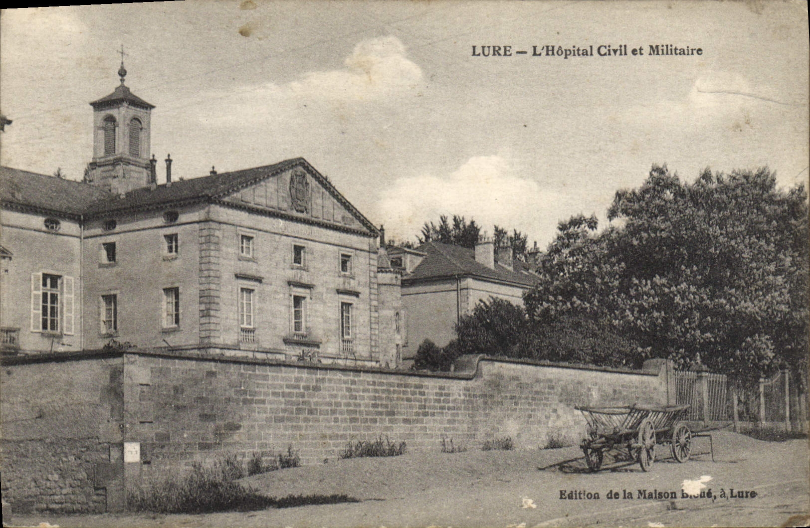 Postal Salud Militaria Pez luna de la India Hospital militar