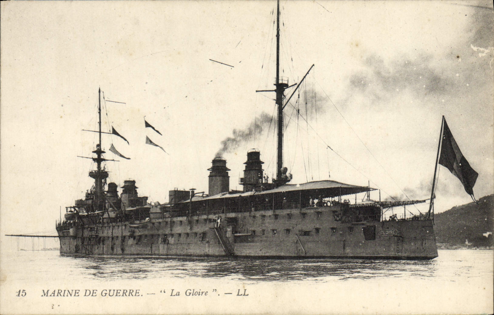 CPA Bateau La Gloire 