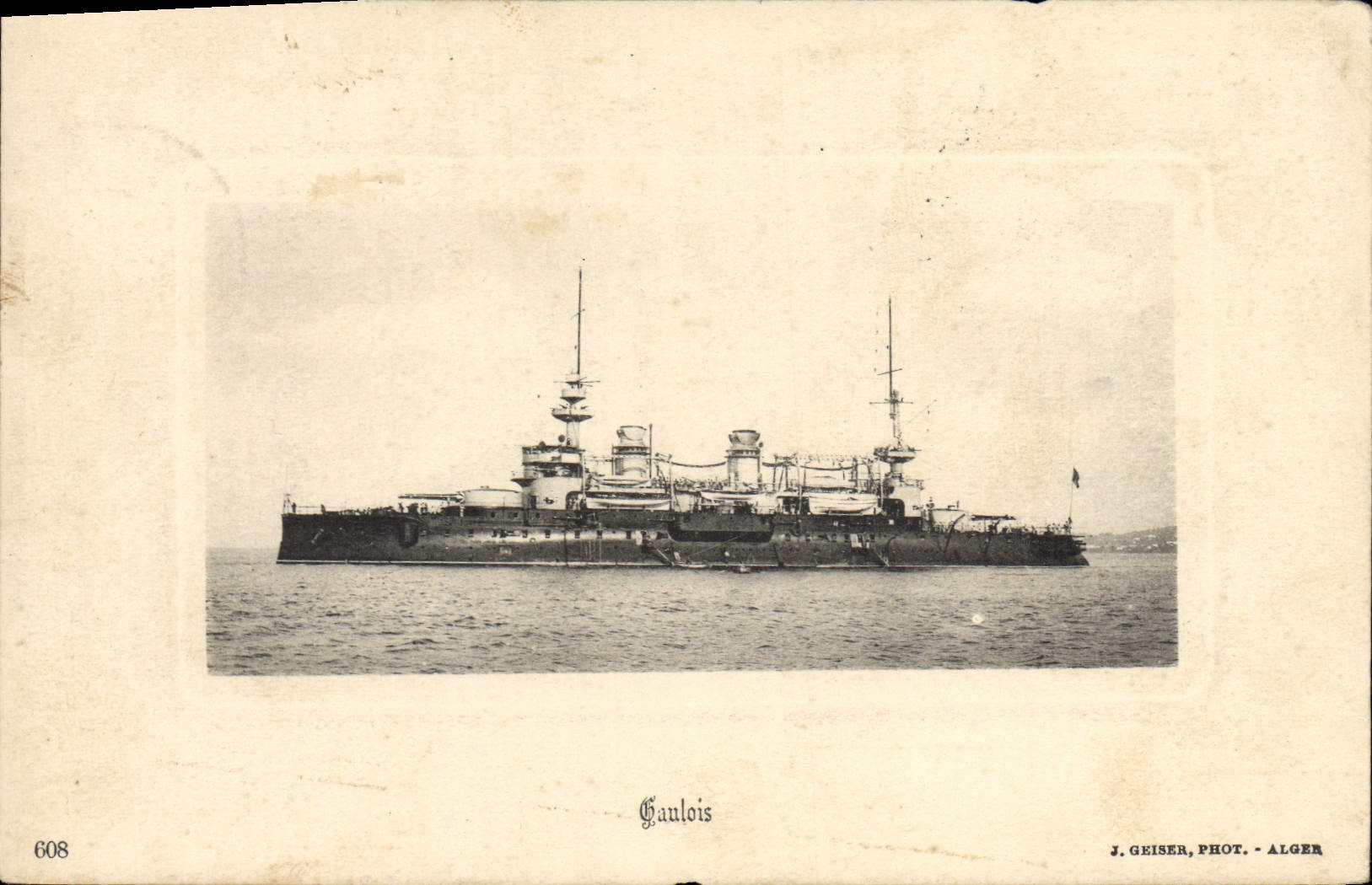CPA Bateau Gaulois